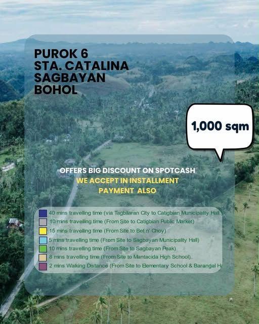 1,000 sqm Residential Land in Sta. Catalina, Sagbayan - Perfect for Rest House or Mini Farm